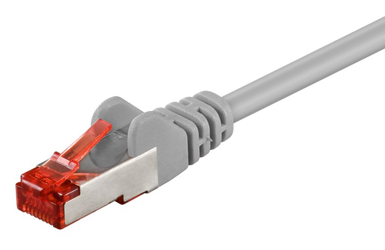 50888.jpg GOOBAY καλώδιο δικτύου 50888, CAT 6 S/FTP, copper, 250MHz, 3m, γκρι