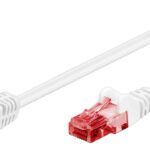 GOOBAY καλώδιο δικτύου 51521, CAT 6 U/UTP, γωνιακό, CCA, 0.5m, λευκό