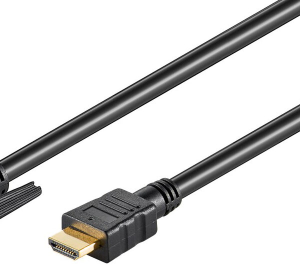GOOBAY καλώδιο DVI-D σε HDMI 51580, 2m, μαύρο