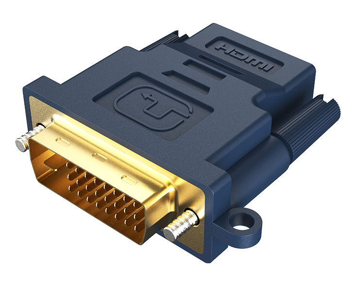 5210131039489.jpg CABLETIME αντάπτορας HDMI σε DVI HA05R, 1080p, μπλε