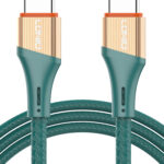 LDNIO καλώδιο USB-C σε USB-C LC631C, 65W PD, 1m, πράσινο