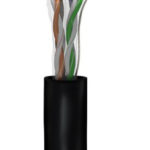 GOOBAY καλώδιο δικτύου 57293, CAT 6 U/UTP, CCA, έως 50m, 100m, μαύρο