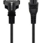 GOOBAY καλώδιο τροφοδοσίας 57846, 0.75mm², 1m, μαύρο