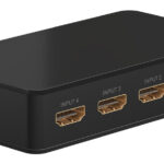 GOOBAY HDMI switch 58489 με τηλεχειριστήριο, 4 σε 1, 4K/60Hz, μαύρο