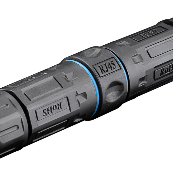 GOOBAY αδιάβροχος σύνδεσμος RJ45 Cat 6A 59582, IP68, μαύρος