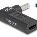 DELOCK αντάπτορας τροφοδοσίας laptop 60004, USB-C σε HP 4.5x3mm, μαύρος
