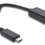 DELOCK αντάπτορας USB-C σε HDMI 61085, 8K/60Hz, μαύρος