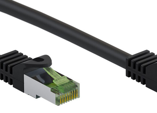 GOOBAY καλώδιο δικτύου 61094, CAT 8.1 S/FTP, copper, GHMT, 2m, μαύρο