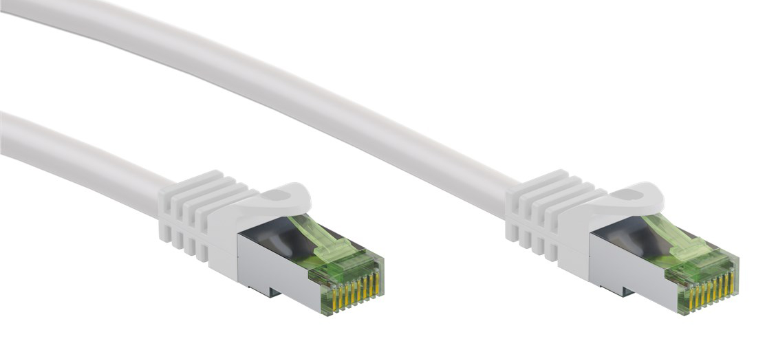 61105.jpg GOOBAY καλώδιο δικτύου 61105, CAT 8.1 S/FTP, copper, GHMT, 2m, λευκό