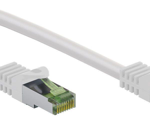 GOOBAY καλώδιο δικτύου 61111, CAT 8.1 S/FTP, copper, LSZH, 20m, λευκό
