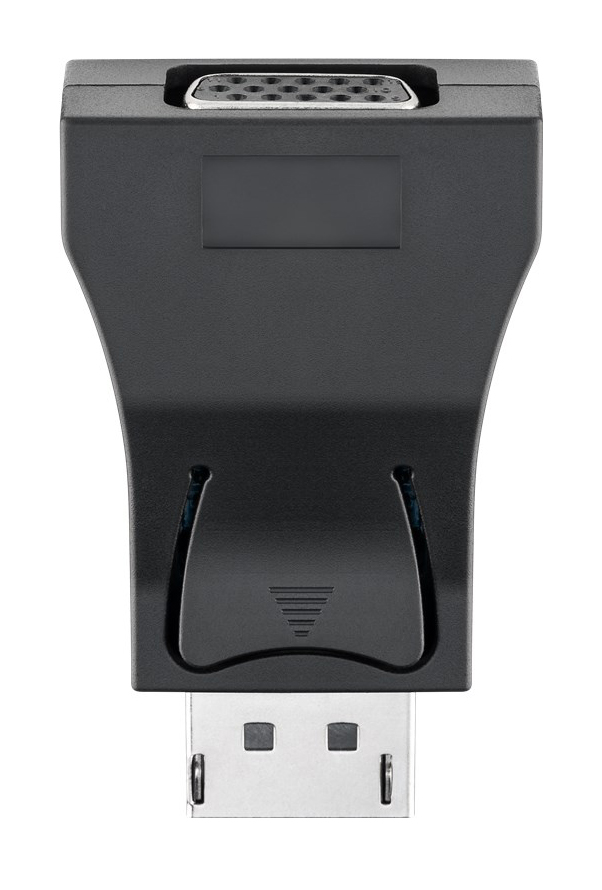 63489.jpg GOOBAY αντάπτορας DisplayPort σε VGA 63489, gold-plated, μαύρος