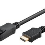 GOOBAY καλώδιο DisplayPort σε HDMI 64835, 4K/30Hz, 1m, μαύρο