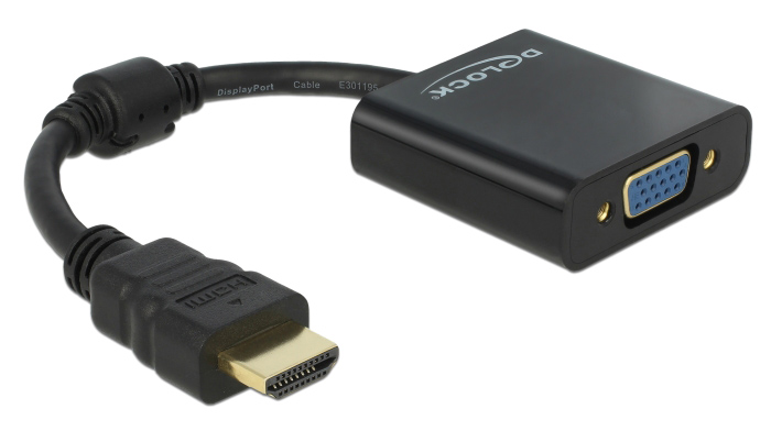 65512.jpg DELOCK αντάπτορας HDMI σε VGA 65512, 1080p, μαύρος
