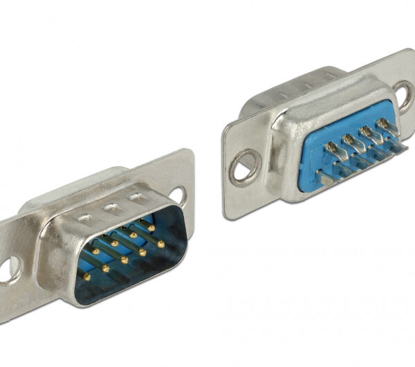 DELOCK Connector Σειριακής θύρας Sub-D9 με ακίδες, male