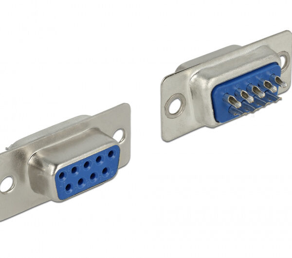 DELOCK Connector Σειριακής θύρας Sub-D9 με ακίδες, female