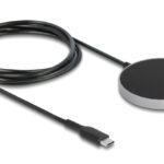 DELOCK ασύρματος φορτιστής 66467, 15W, μαγνητικός, μαύρος