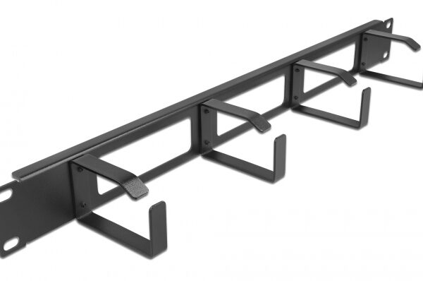 DELOCK Cable Managment για rack 66658, 4 θέσεων, 1U, μεταλλικό