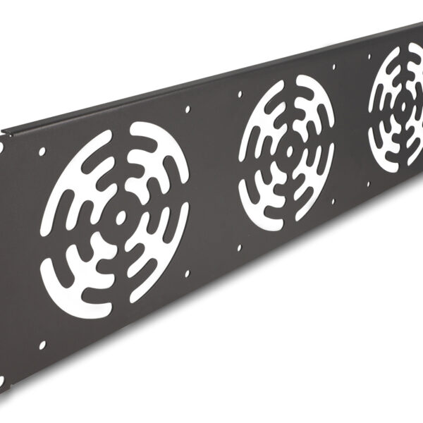 DELOCK κάλυμμα για 3x 120mm ανεμιστήρες 66747 για rack 19"/3U, μεταλλικό, μαύρο