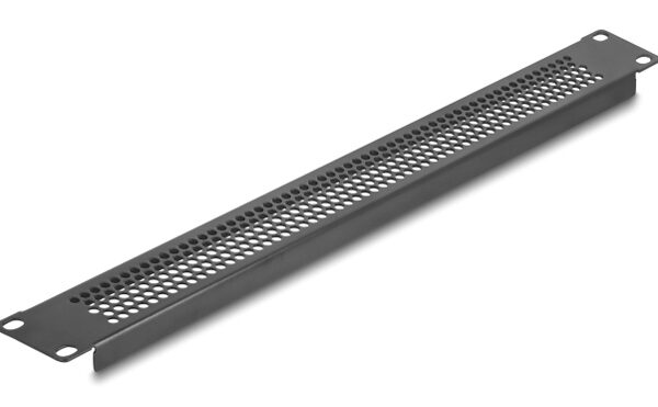 DELOCK κάλυμμα panel 67035 για 19"/1U rack, με αεραγωγούς, μαύρο