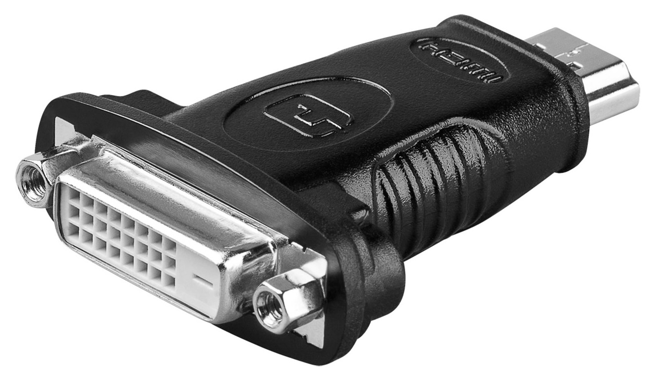 68098.jpg GOOBAY αντάπτορας HDMI σε DVI-D Dual-Link 68098, μαύρος