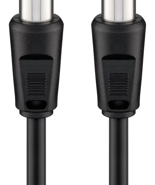 GOOBAY καλώδιο κεραίας αρσενικό 68148, <70dB, CCS, 2.5m, μαύρο
