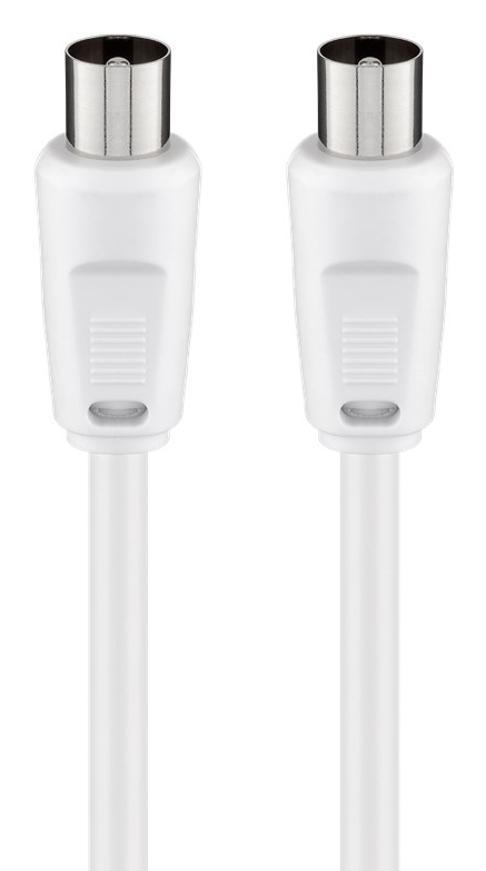 68149.jpg GOOBAY καλώδιο κεραίας αρσενικό 68149, <70dB, CCS, 5m, λευκό