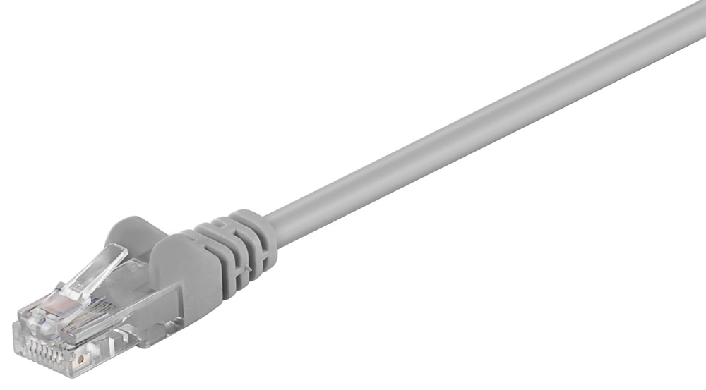 68357.jpg GΟOBAY καλώδιο δικτύου 68357, CAT 5e U/UTP, CCA, PVC, 2m, γκρι