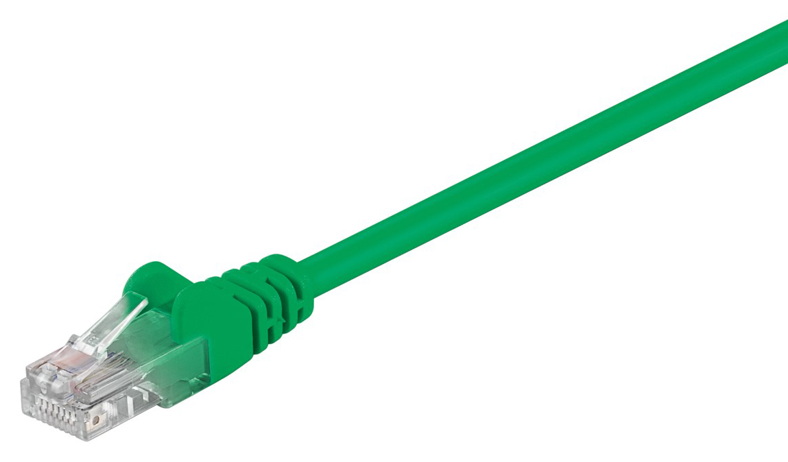 68378.jpg GΟOBAY καλώδιο δικτύου 68378, CAT 5e U/UTP, CCA, PVC, 5m, πράσινο