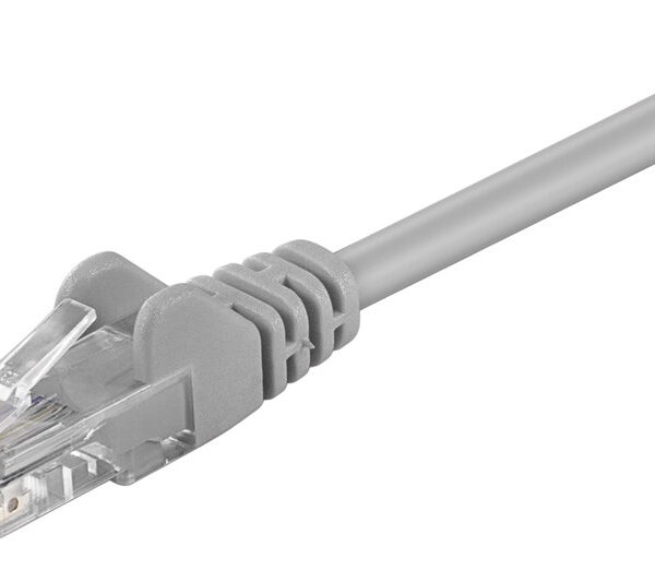 GOOBAY καλώδιο δικτύου 68387, CAT 5e U/UTP, CCA, 7.5m, γκρι