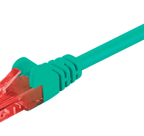 GOOBAY καλώδιο δικτύου 68435, CAT 6 U/UTP, CCA, 250MHz, 0.5m, πράσινο