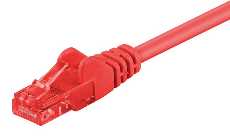 68436.jpg GOOBAY καλώδιο δικτύου 68436, CAT 6 U/UTP, CCA, 250MHz, 0.50m, κόκκινο