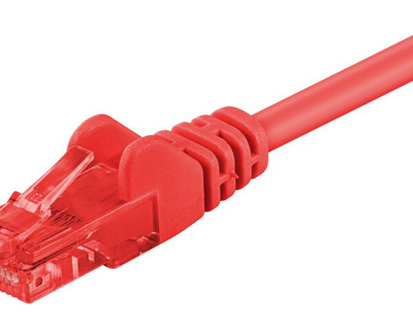 GOOBAY καλώδιο δικτύου 68441, CAT 6 U/UTP, CCA, 250MHz, 1m, κόκκινο