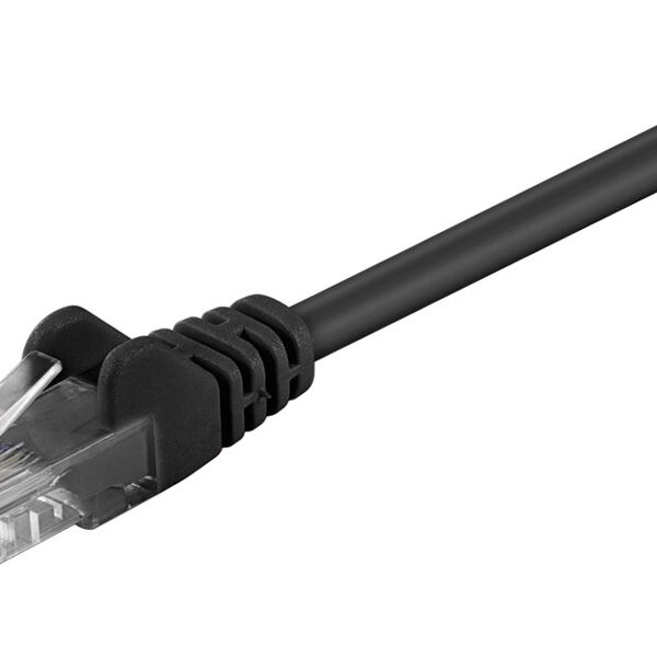 GΟOBAY καλώδιο δικτύου 68649, CAT 5e U/UTP, CCA, PVC, 3m, μαύρο