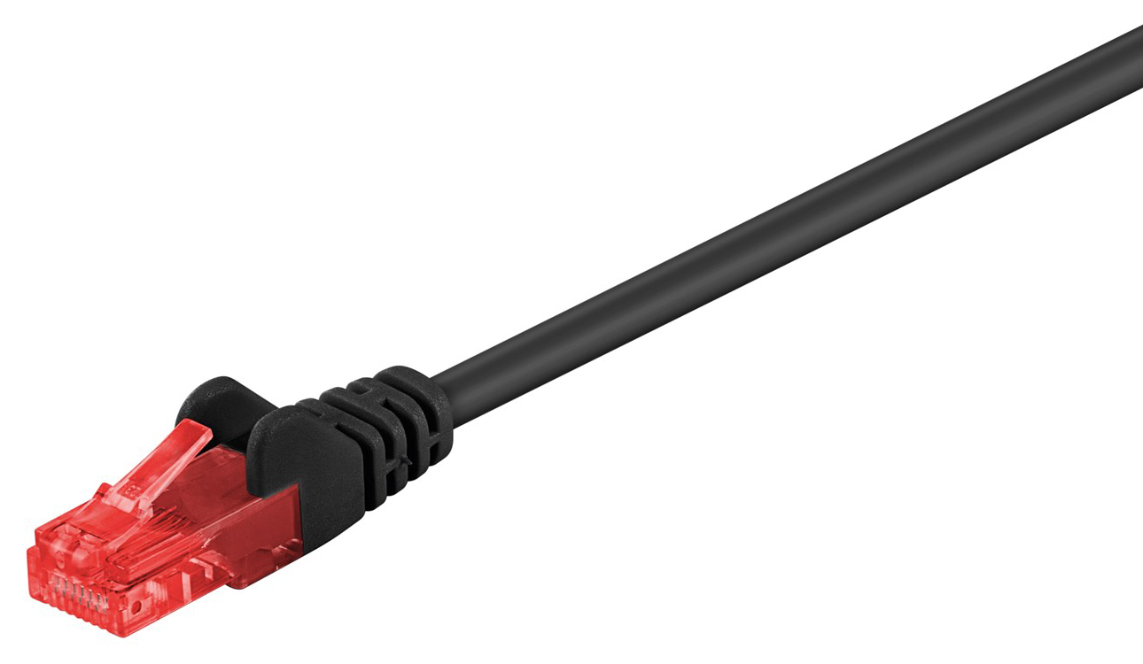 68678.jpg GΟOBAY καλώδιο δικτύου 68678, CAT 6 U/UTP, CCA, PVC, 10m, μαύρο