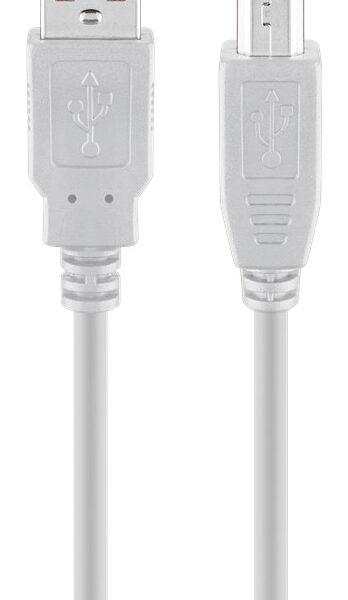 GOOBAY καλώδιο USB σε USB Type B 68712, 1.8m, 480Mbps, γκρι