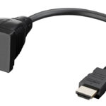 GOOBAY HDMI splitter 68784, 1x input/2x output, 1080p, μαύρο