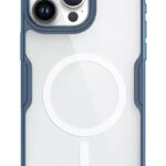 NILLKIN θήκη Nature Pro Magnetic για iPhone 15 Pro, διάφανη-μπλε