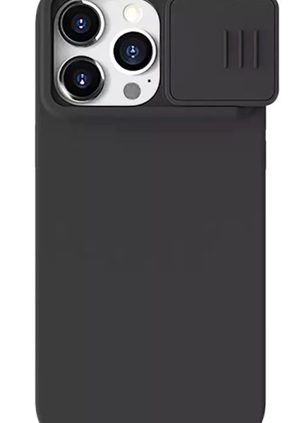 NILLKIN θήκη CamShield Silky Silicone για iPhone 15 Pro, μαύρη
