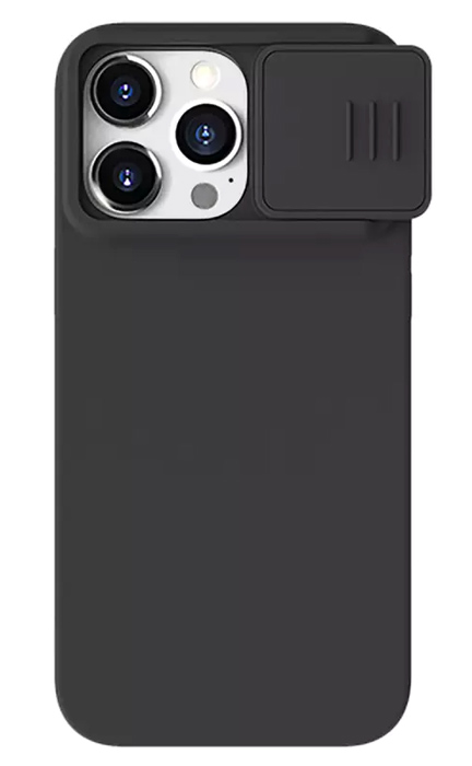 6902048266490.jpg NILLKIN θήκη CamShield Silky Silicone για iPhone 15 Pro, μαύρη
