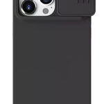 NILLKIN θήκη CamShield Silky Magnetic Silicone για iPhone 15 Pro, μαύρη