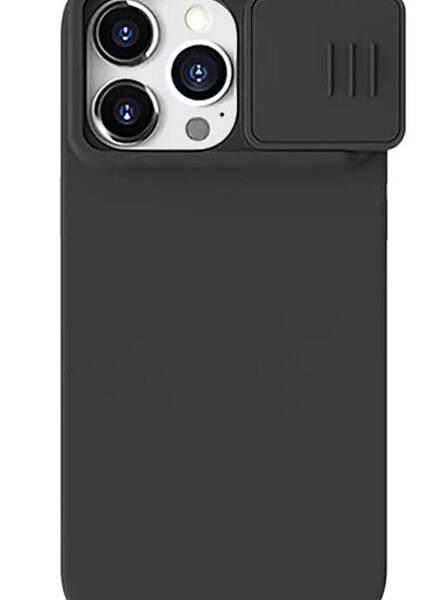 NILLKIN θήκη CamShield Silky Magnetic Silicone, iPhone 15 Pro Max, μαύρη