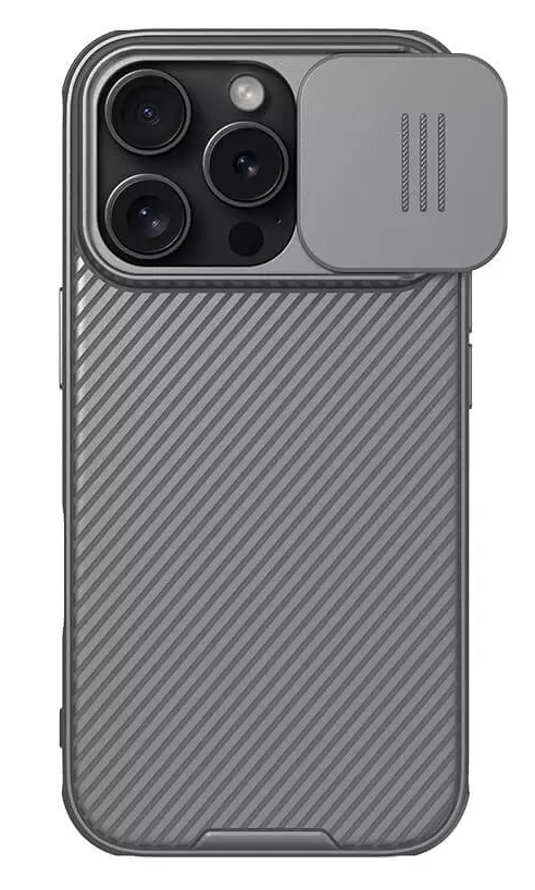 6902048286740.jpg NILLKIN θήκη CamShield Pro για iPhone 16 Pro, γκρι