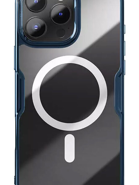 NILLKIN θήκη Nature TPU Pro Magnetic για iPhone 16 Pro, διάφανη-μπλε