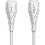 LDNIO καλώδιο USB-C σε USB-C LC611C, 65W PD, 1m, λευκό