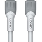 LDNIO καλώδιο USB-C σε USB-C LC601C, 100W PD, 1m, γκρι