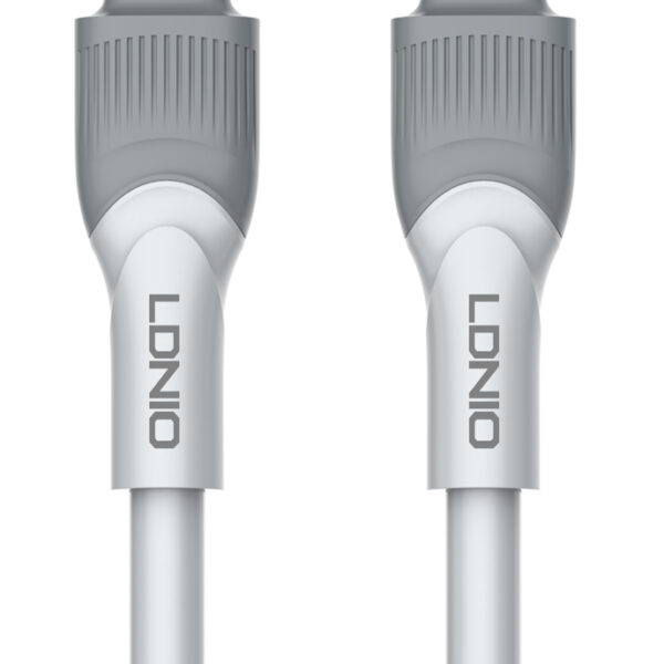 LDNIO καλώδιο USB-C σε USB-C LC601C, 100W PD, 1m, γκρι