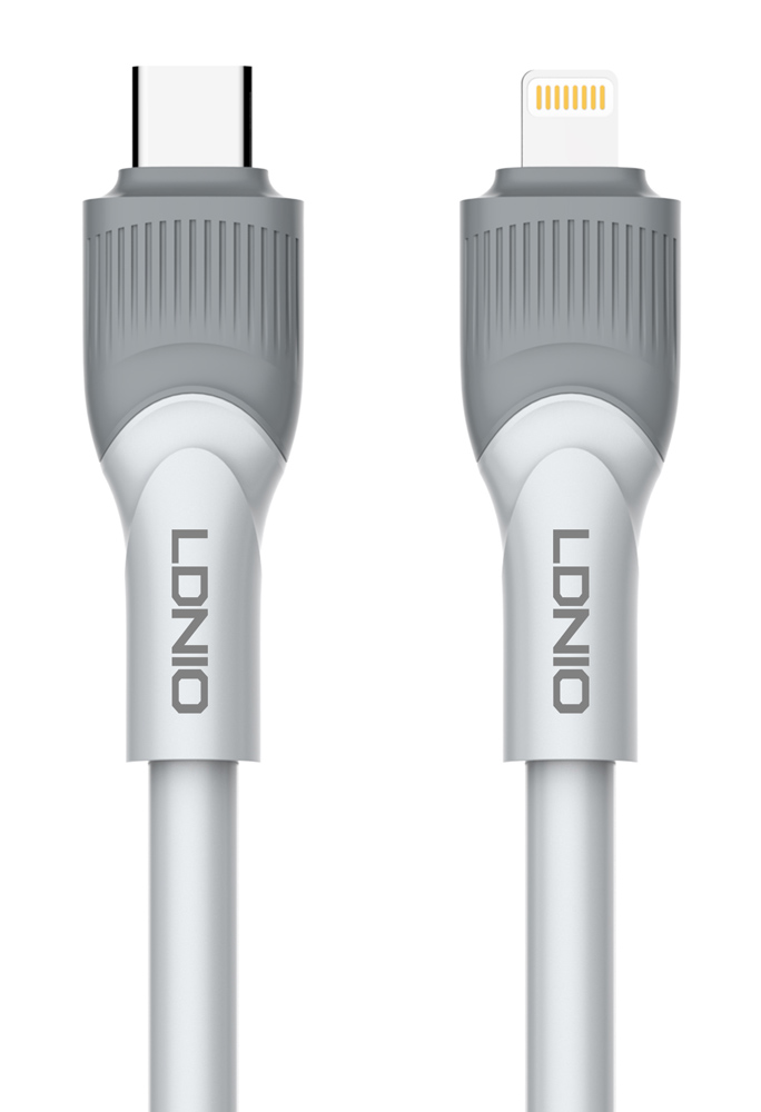 6933138601167.jpg LDNIO καλώδιο Lightning σε USB-C LC602I, 30W PD, 2m, γκρι