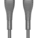 LDNIO καλώδιο USB-C σε USB-C LC671C, 65W PD, 1m, γκρι