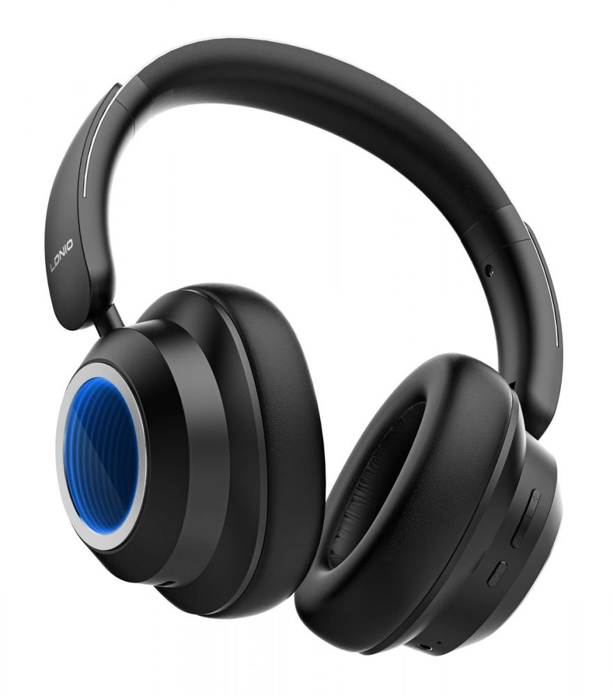 6933138604373.jpg LDNIO headphones H01, ασύρματα & ενσύρματα, 40mm, 1000mAh, ANC, μαύρα