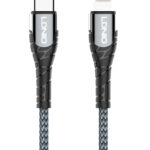 LDNIO καλώδιο Lightning σε USB-C LC112, 30W PD, 2m, γκρι